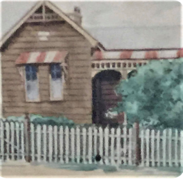The police house, close to the Loosley property in Wentworth Street.